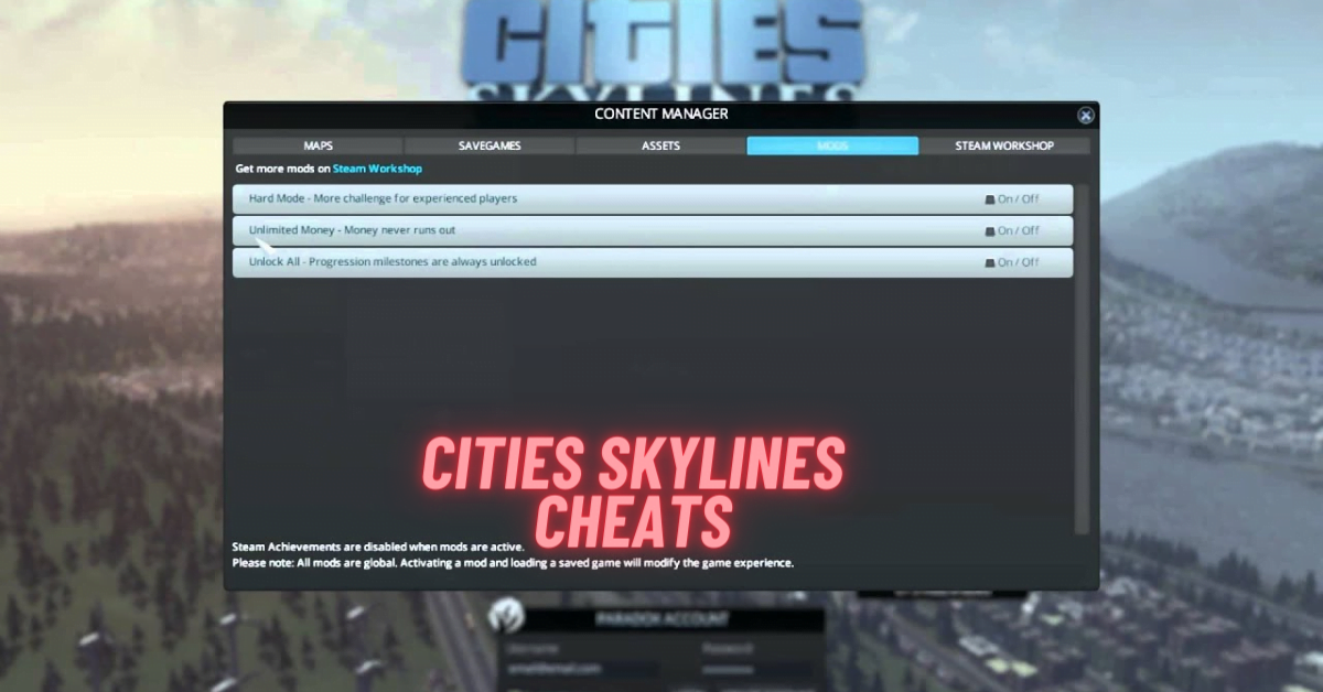 cities skylines cheats