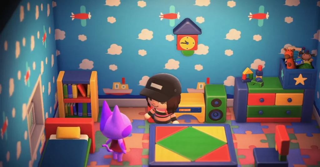 bob's house interior in animal crossing