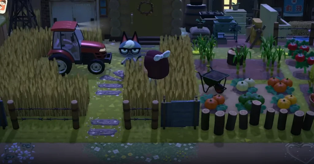 raymond speaking with villager