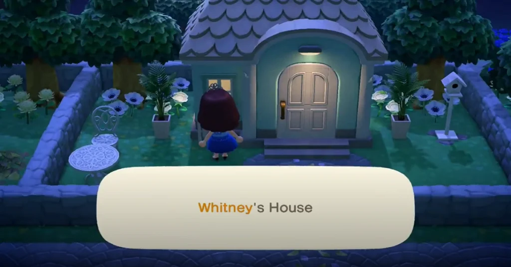 whitney acnh house 