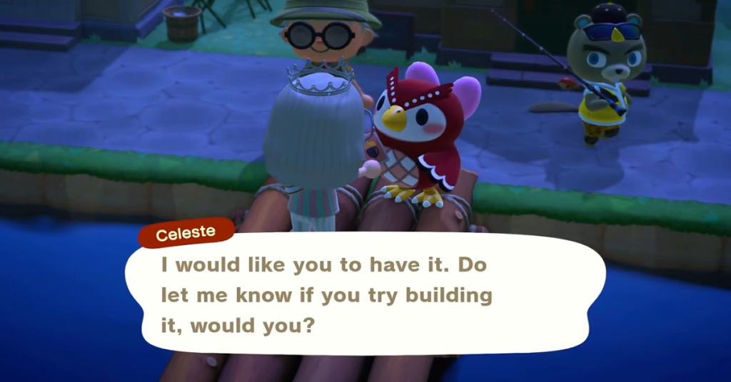 celeste talking to player
