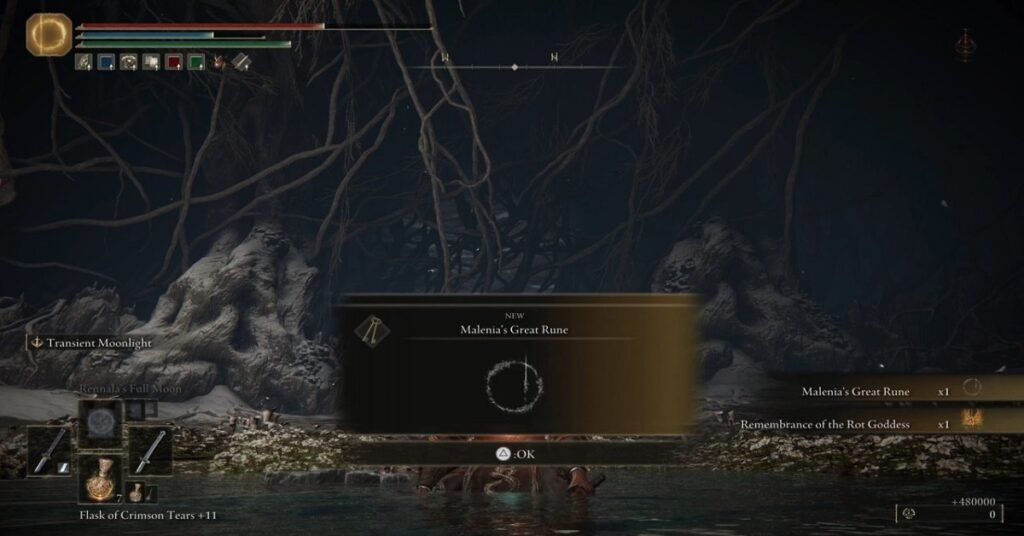 rewards on defeating malenia