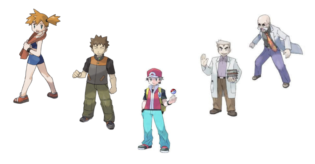 Pokemon: Top Human Characters & Trainers in Kanto Region