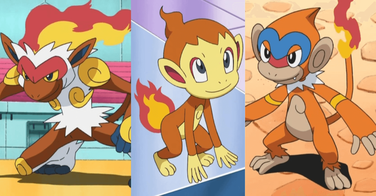 Fire Monkey Pokemon Chimchar Evolution Moves More