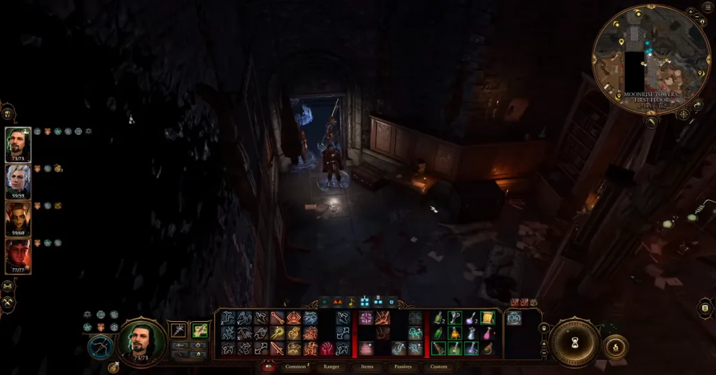 entering balthazar's room