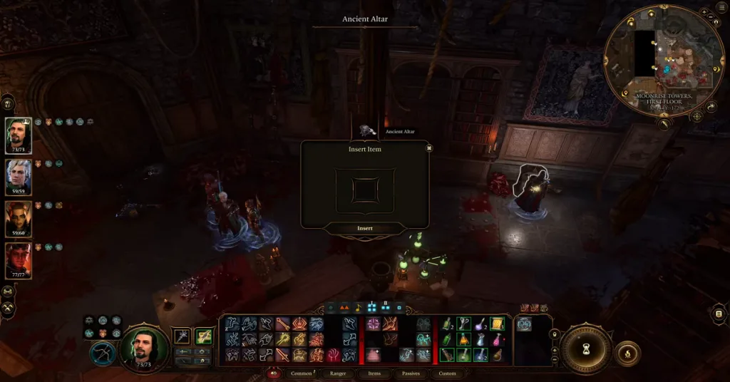 ancient altar bg3 in balthazar's room