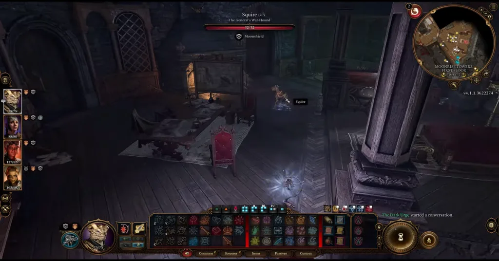 ketheric's room in moonrise tower