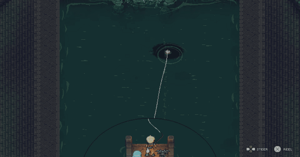 catching big fish in secret cave