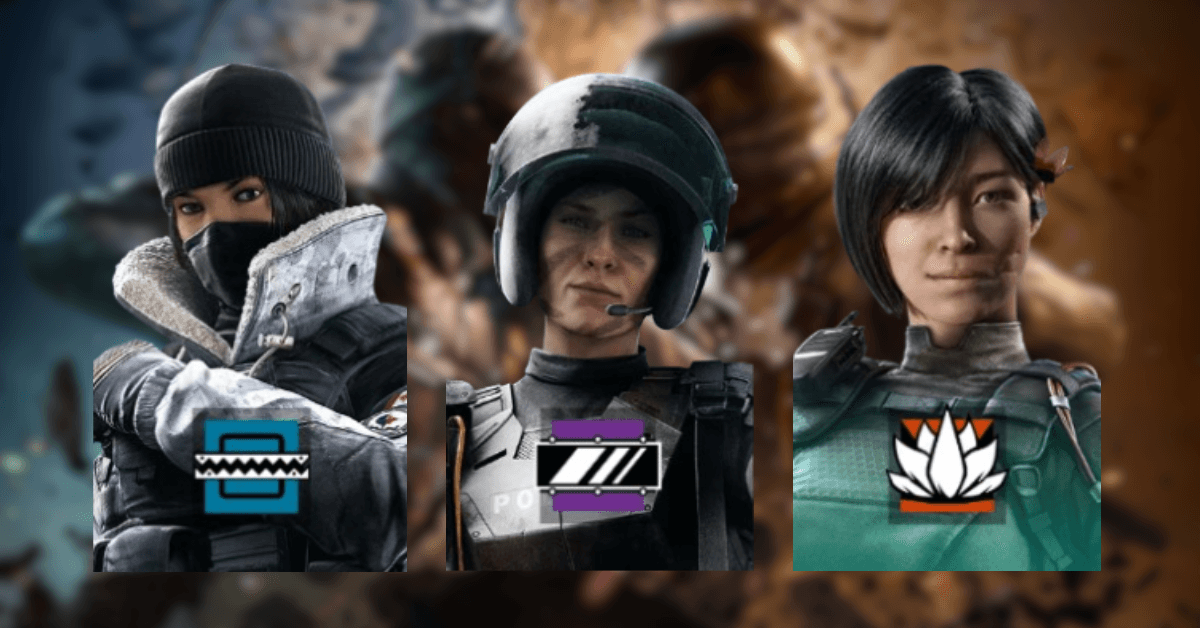 Rainbow Six Siege (R6): All Female Operators & Characters