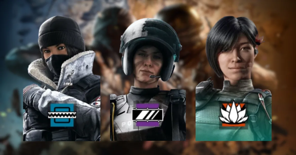 rainbow six siege (r6) female operators and characters