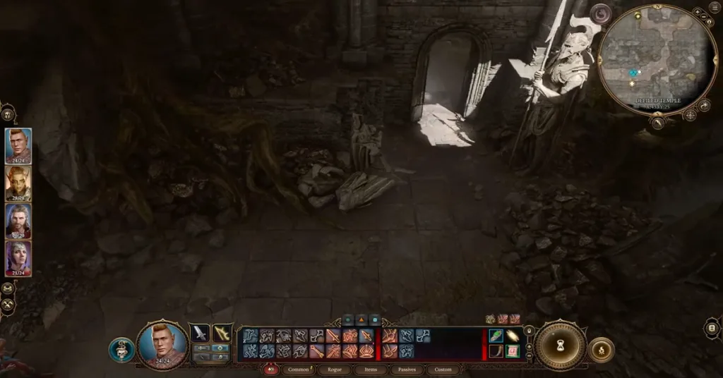 selune temple puzzle location 