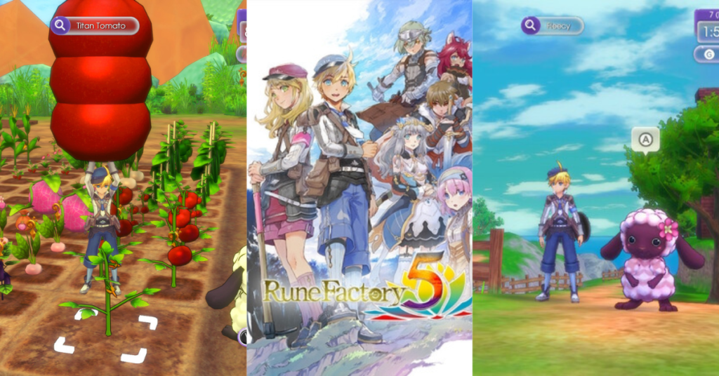 rune factory 5 - games like palia