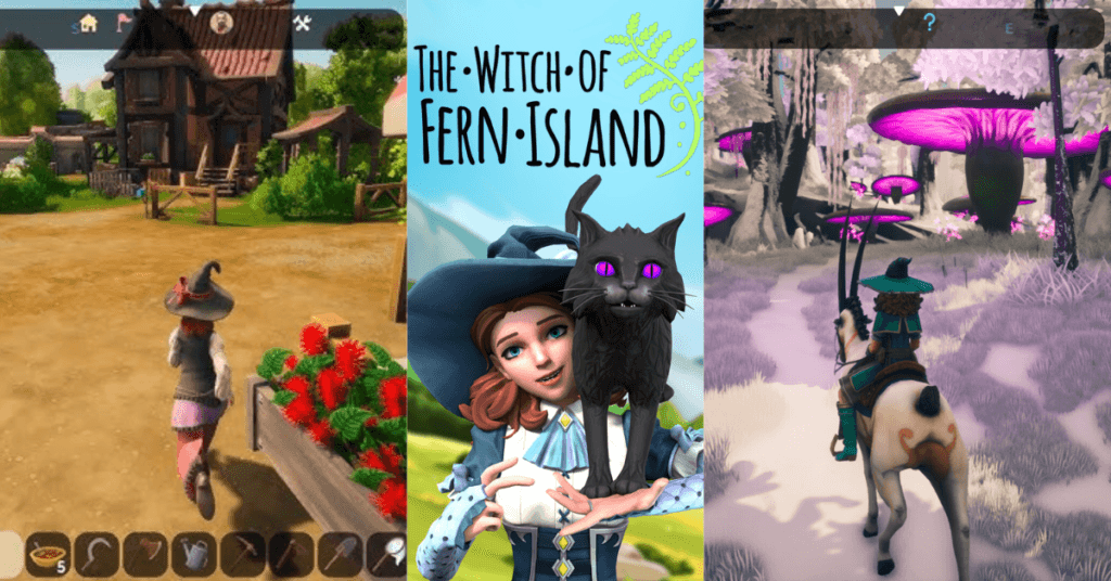 the witch of fern island - games like palia