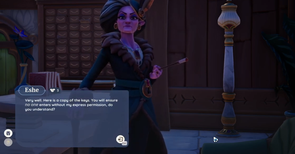 obtaining keys from eshe