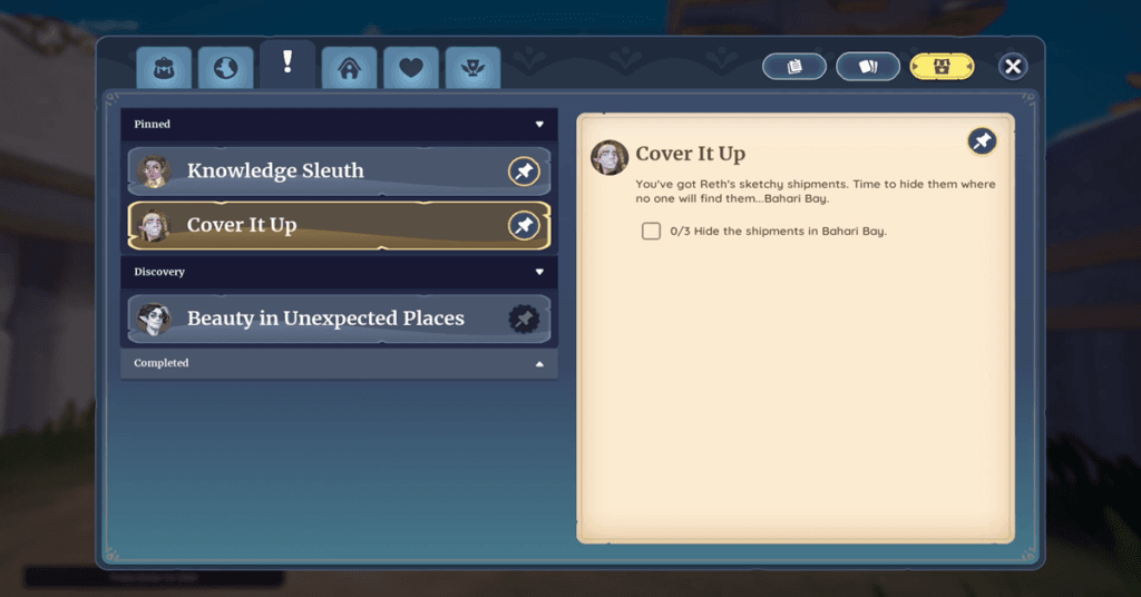 solve the quest cover it up in palia