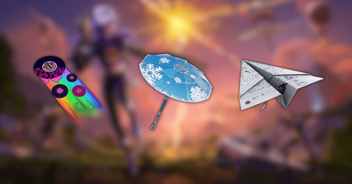 13 rarest fortnite gliders