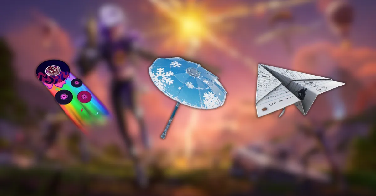 13 rarest fortnite gliders