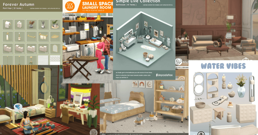 furniture cc collection for sims 4