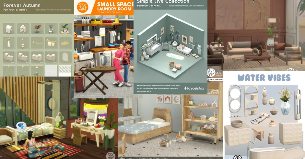 furniture cc collection for sims 4