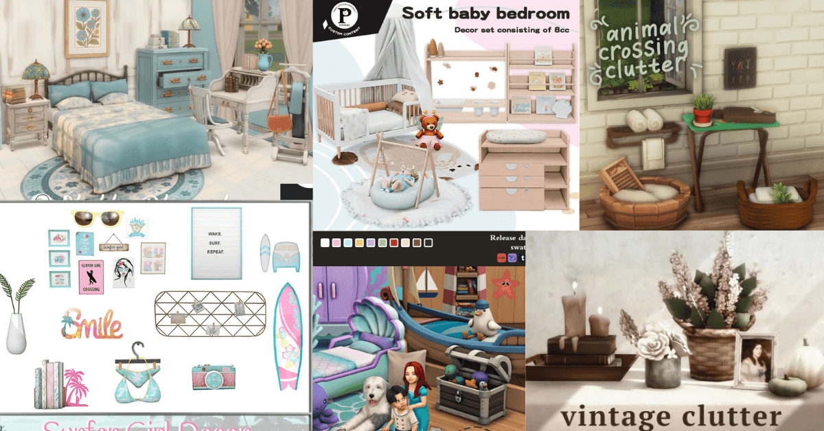 Best Clutter & Furniture CC Packs for Sims 4