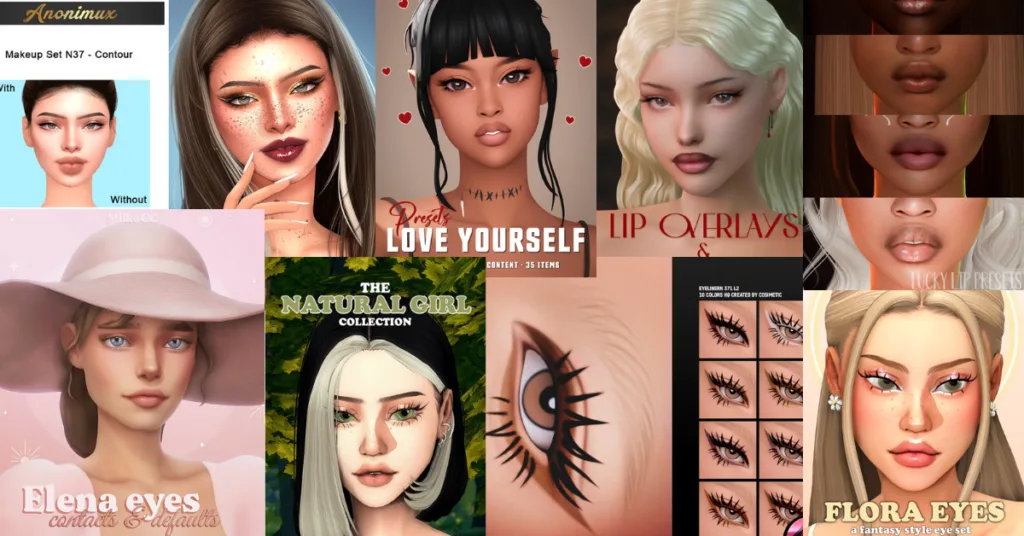sims 4 makeup cc collection