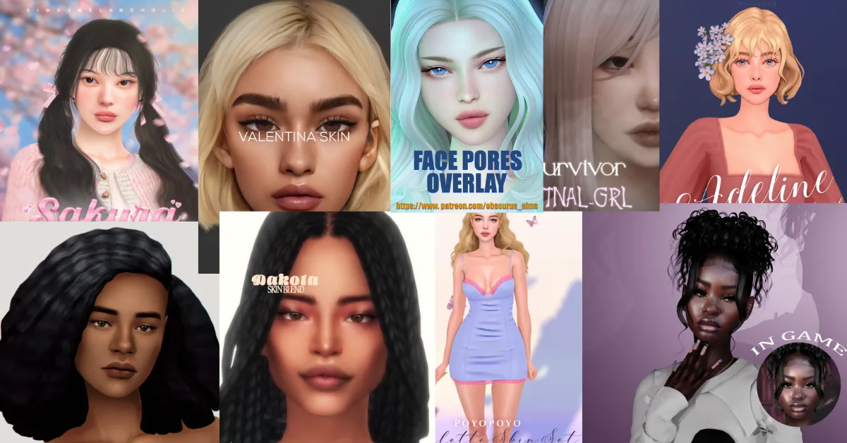 Add These Top-Notch Skin Details CC Packs to Your Sims 4 CC Folder