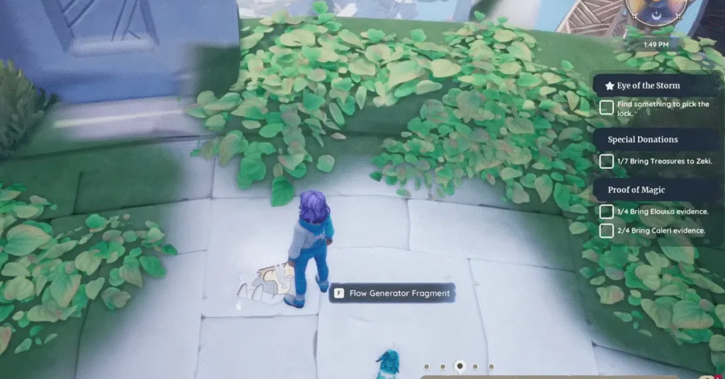 Eye of the Storm _ obtaing the lockpick tool