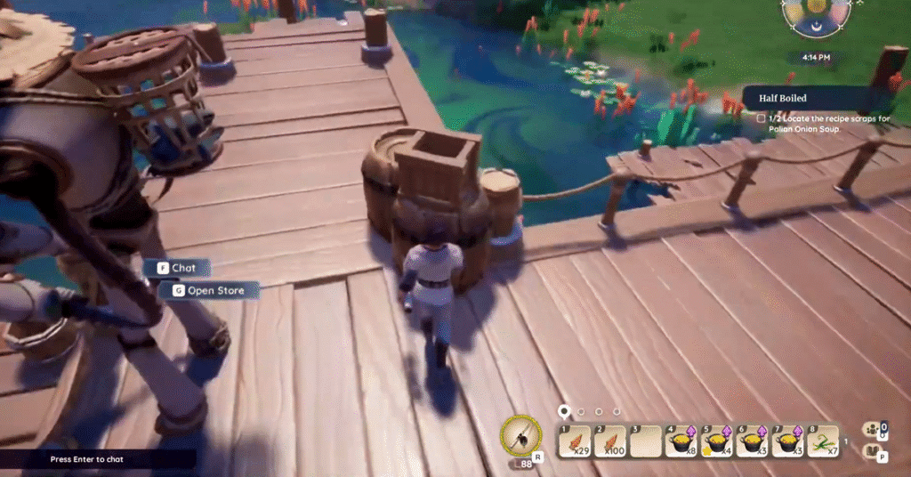 Arriving at Fisherman's Lagoon_Half Boiled Quest Guide in Palia
