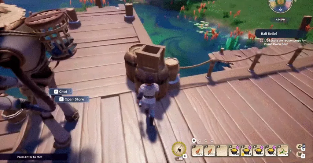 Arriving at Fisherman's Lagoon_Half Boiled Quest Guide in Palia