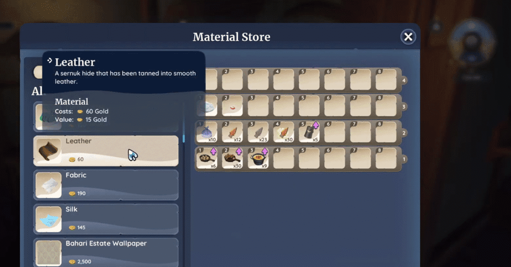 Gather Required Materials_Palia Like a Bird Quest