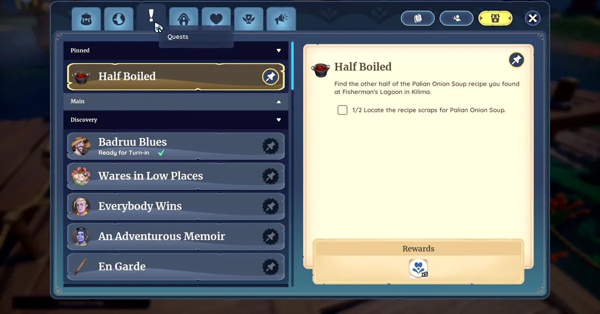 Half Boiled Quest Guide in Palia