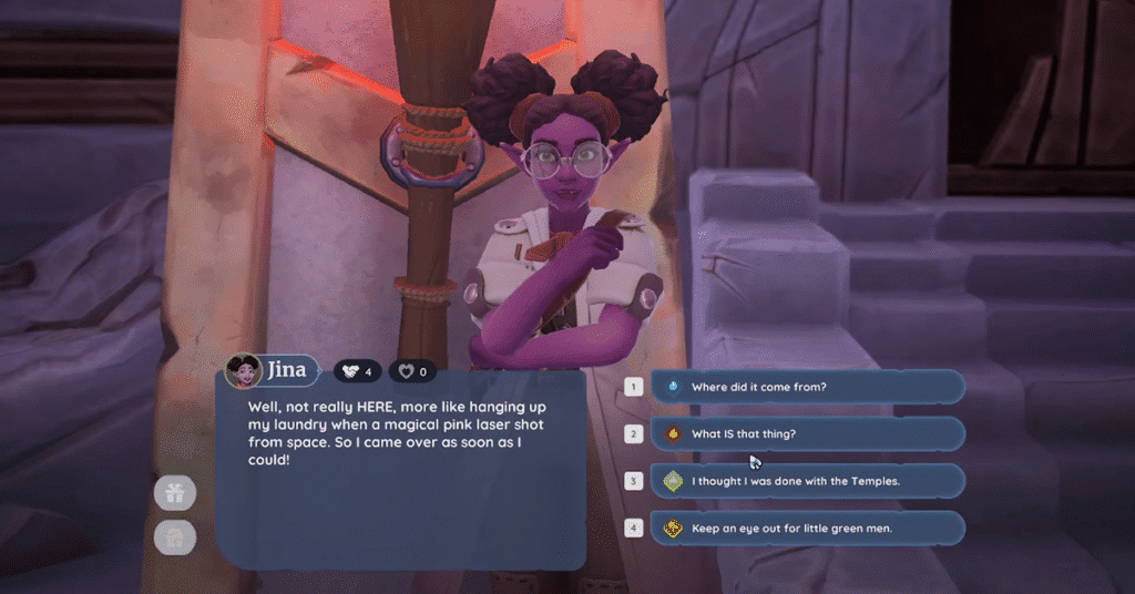 Initial Investigation with Jina_Strange Things Afoot Quest in Palia
