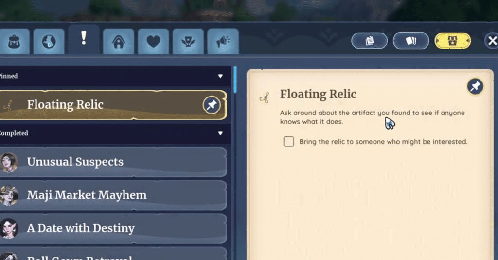 Palia - Strange Relic Quest Guide