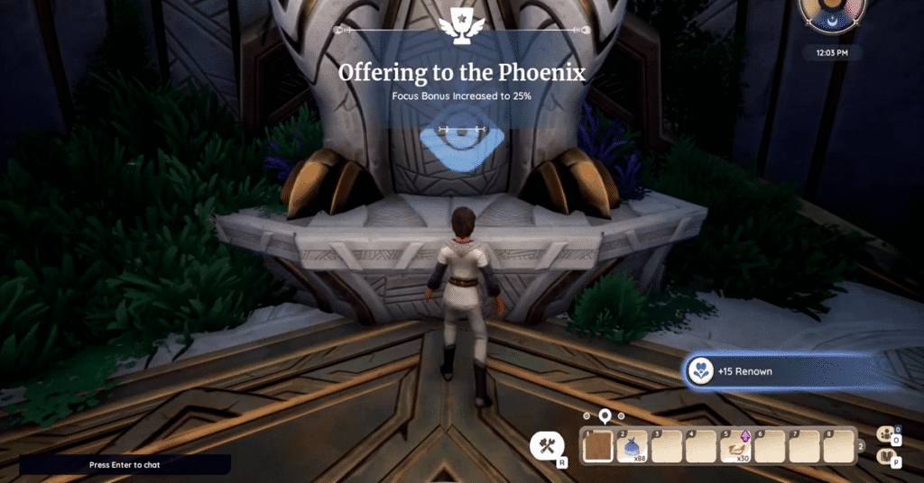The Phoenix Shrine Quest Guide in Palia