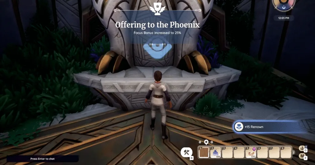 The Phoenix Shrine Quest Guide in Palia