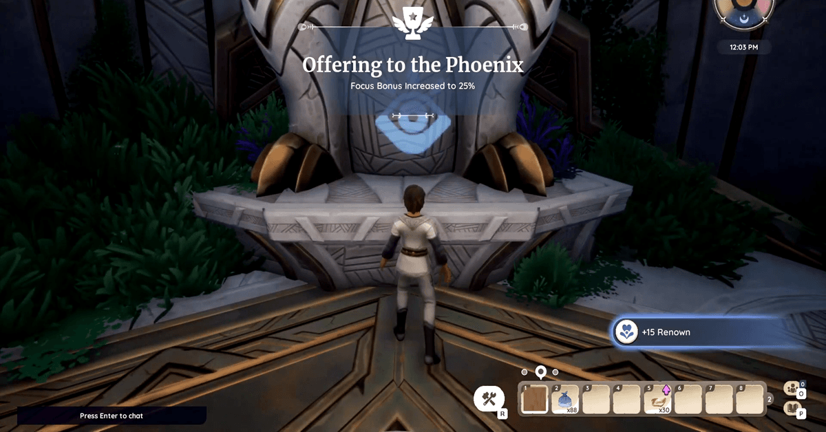The Phoenix Shrine Quest Guide in Palia
