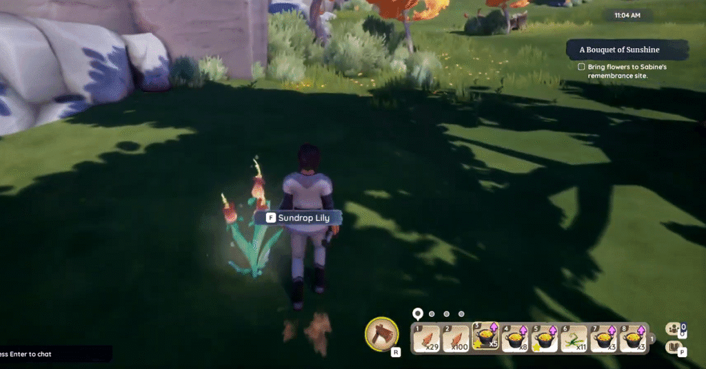A Bouquet of Sunshine Quest Guide in Palia