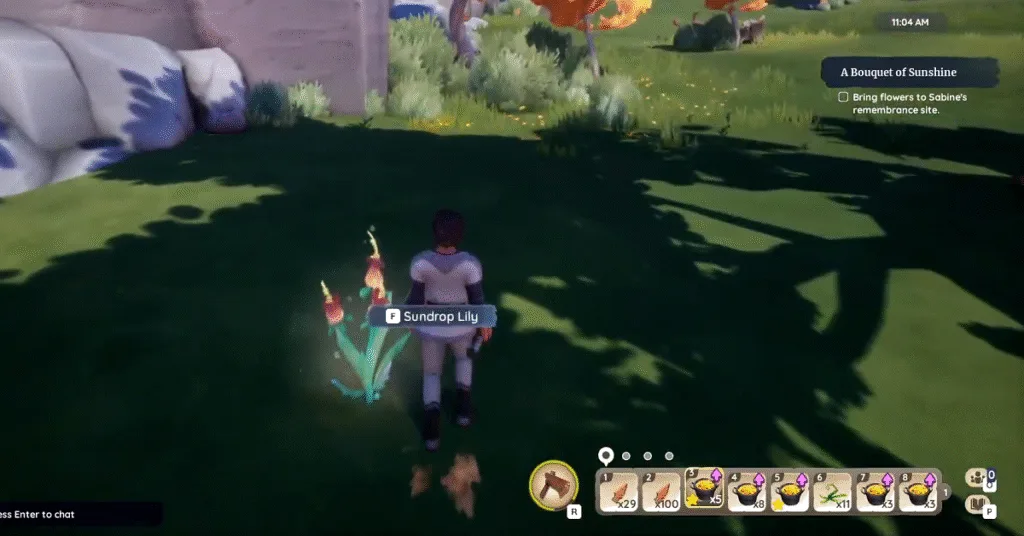 A Bouquet of Sunshine Quest Guide in Palia