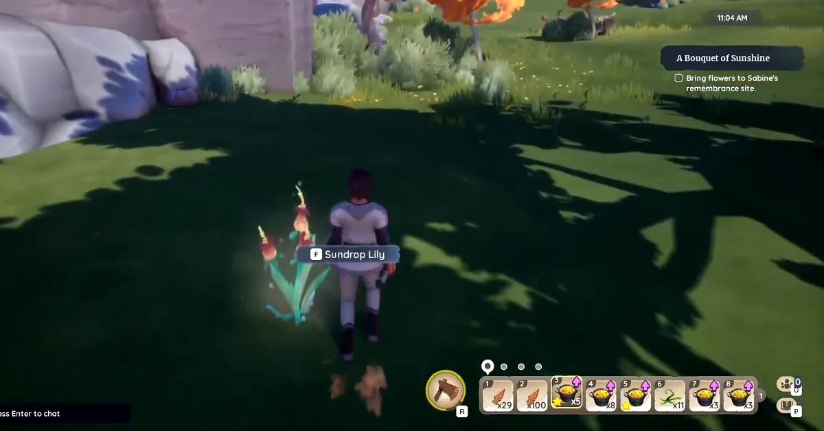 A Bouquet of Sunshine Quest Guide in Palia