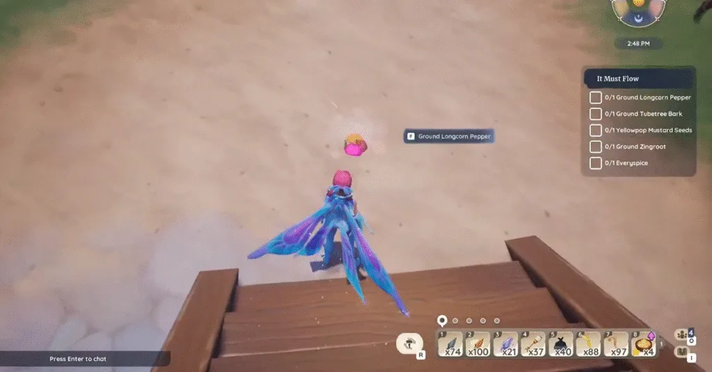 Ground Longcorn Pepper Location_It Must Flow Hidden Quest