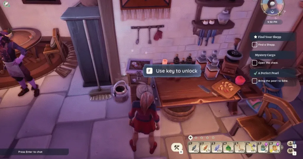 Opening the Mysterious Box & Reading the Mysterious Letter_Palia Mystery Cargo Quest