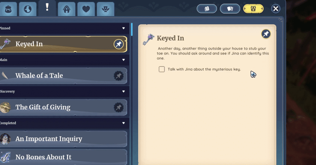 Palia Pulsing Key Quest_ Keyed In