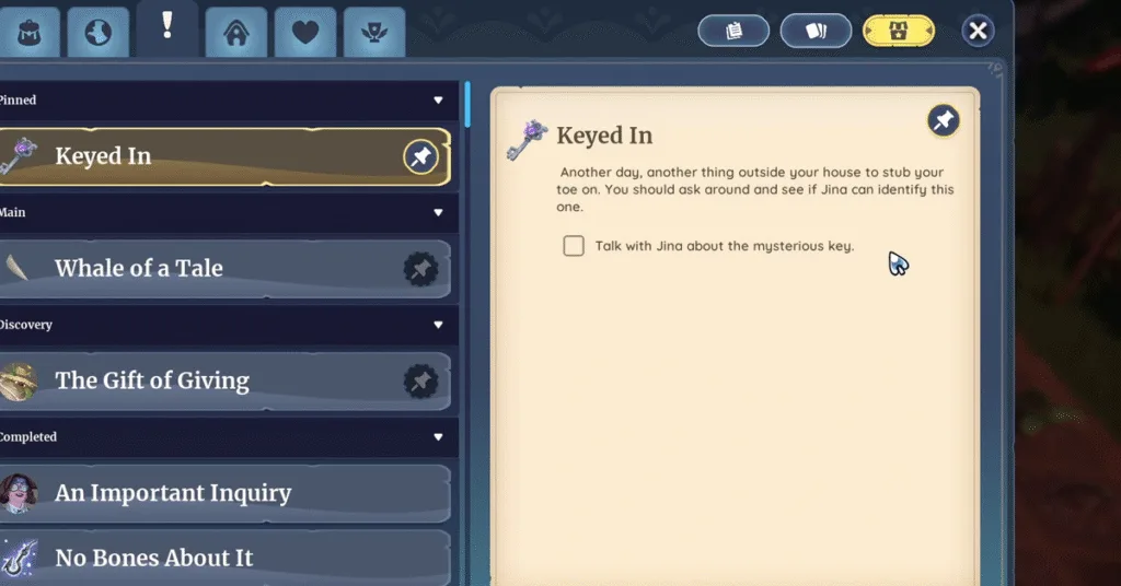 Palia Pulsing Key Quest_ Keyed In