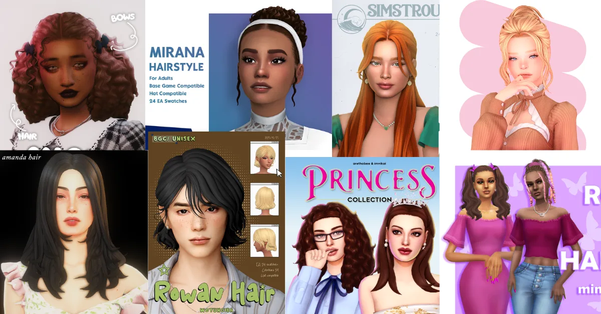 A Must-Have Hair CC Collection for Females in Sims 4