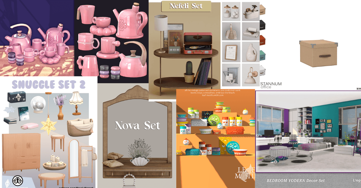 Check Out These Stunning Sims 4 Clutter CC Packs to Transform Every Room Effortlessly