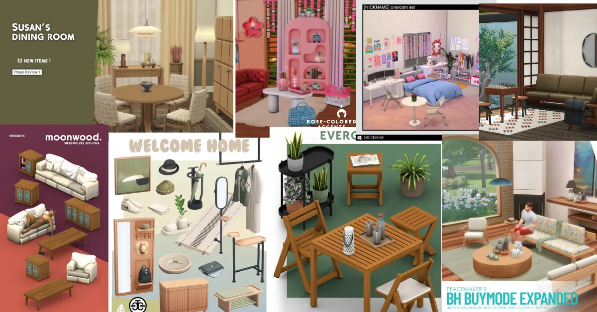 The Sims 4 Top-Notch Furniture CC Packs to Upgrade Your Home