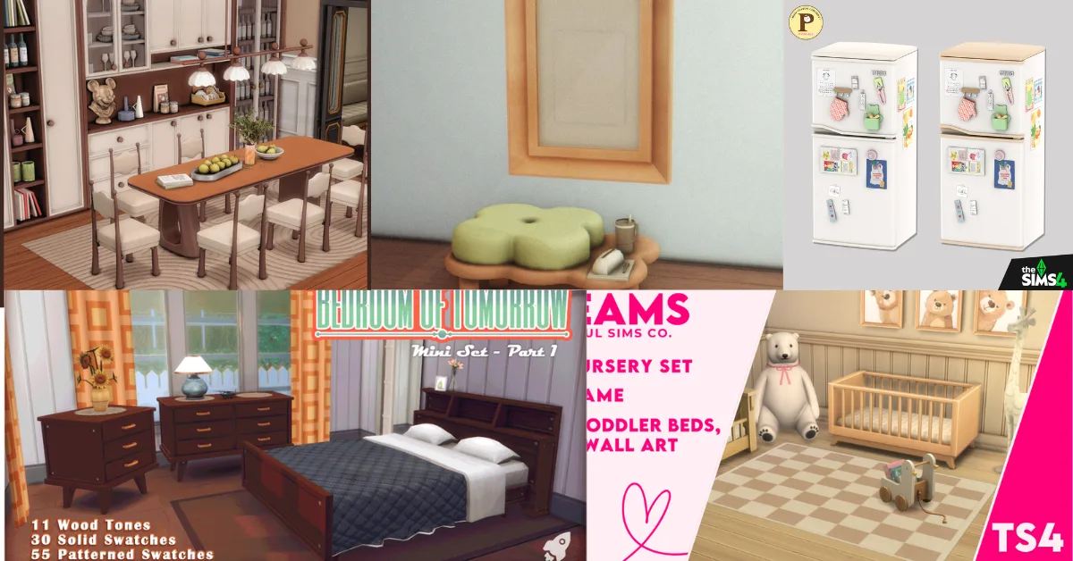 Download These Latest Sims 4 Furniture CCs Now – It’s Time to Refresh Your Sims Homes