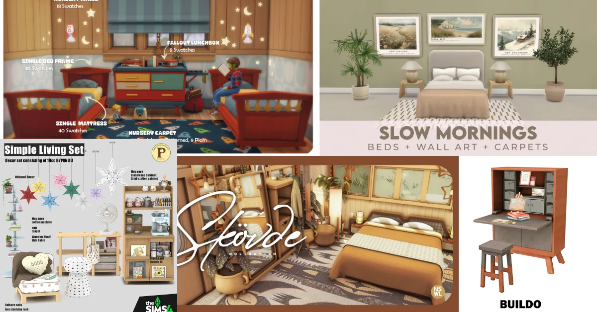 The Best Ever Furniture CCs That I Have Downloaded – Check These Out Now!
