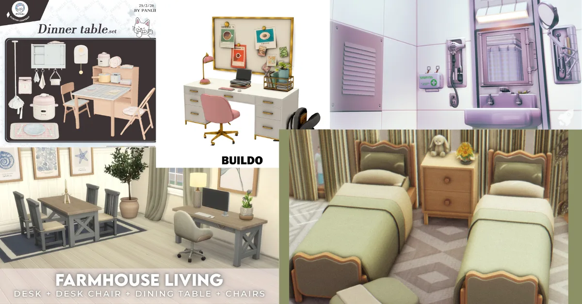 The Most Attractive Furniture CC Packs for Sims 4